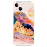 Odolné silikónové puzdro iSaprio - Abstract Mountains - iPhone 13