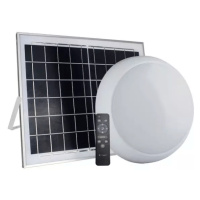 Stropné LED svietidlo solárne so senzorom 15W, CCT, 900lm, IP65, biele VT-8415 (V-TAC)