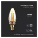 Žiarovka sviečková LED Filament E14 2W, 1800K, 65lm,  VT-2152 (V-TAC)