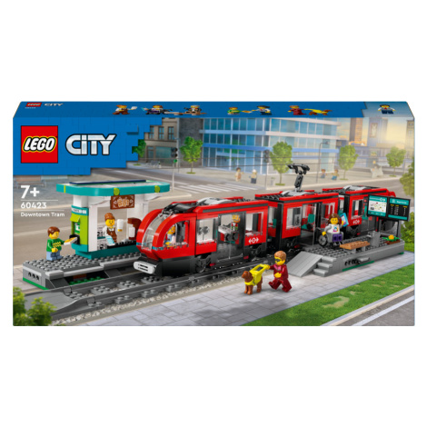 LEGO LEGO® City Tramvaj a zastávka v centru města 60423