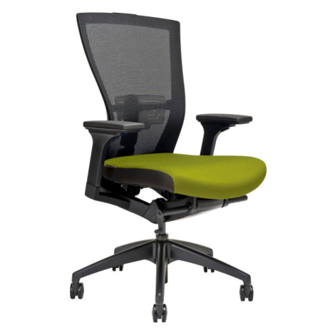Ergonomická kancelárska stolička OfficePro Merens Farba: zelená, Opierka hlavy: bez opierky
