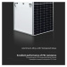Solárny panel monokryštalický 450W 1903x1134x35mm VT-450 strieborný rám (V-TAC)
