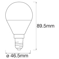 LEDVANCE SMART+ WiFi E14 5W kvapka RGBW 3ks