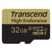 Transcend 32GB microSDHC UHS-I U1 (Class 10) High Endurance MLC priemyselná pamäťová karta (s ad