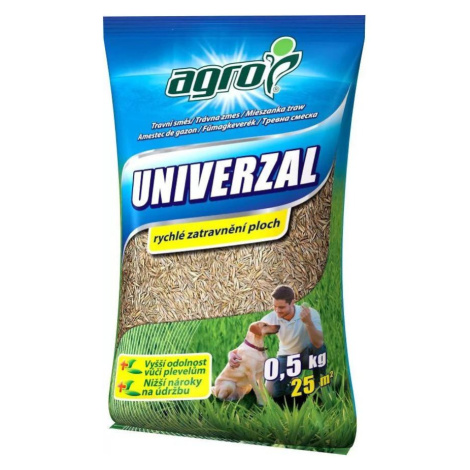 Agro trávna zmes univerzál - sáčok, 0,5 kg MERKURY MARKET