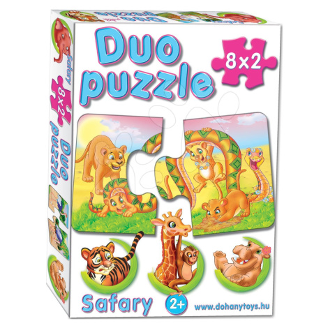 Dohány baby detské puzzle 8 obrázkov Duo Safari 638-3 DOHÁNY