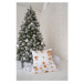Biele/oranžové obliečky na jednolôžko z bavlneného saténu 140x200 cm Wrapped Surprise – Butter K