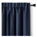 AmeliaHome Záves Blackout Oxford Pleat indigo, 140 x 245 cm