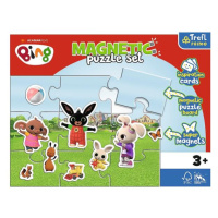 Trefl Magnetické puzzle Zajačik Bing s priateľmi