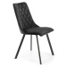 HALMAR K450 jedálenská stolička čierna