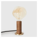 Hnedá stmievateľná stolová lampa (výška 26 cm) Knuckle – tala