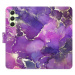 Flipové puzdro iSaprio - Purple Marble - Samsung Galaxy A54 5G