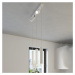 Biele závesné svietidlo s kovovým tienidlom 45x5 cm Etna - Nice Lamps