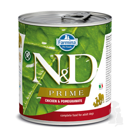 N&D DOG PRIME Adult Chicken & Pomegranate 285g + Množstevná zľava zľava 15% 1+1 zadarmo