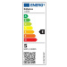 Rabalux Dekoratívna LED filament žiarovka, jantárová, E27, ST58, 5,4W, 600lm, 3000K, 20000h.