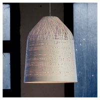 Karman Black Out – biela závesná lampa, 50 cm