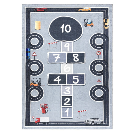 Detský kusový koberec Bambino 2279 Hopscotch grey Rozmery kobercov: 120x170