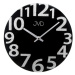 Sklenené dizajnové nástenné hodiny JVD HO138.1, 26cm
