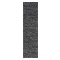 Ručně tkaný běhoun Minerals Dark Grey - 60x230 cm Flair Rugs koberce