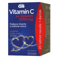 GS Vitamín C1000 + šípky - darčekové balenie 120 tabliet