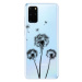 Odolné silikónové puzdro iSaprio - Three Dandelions - black - Samsung Galaxy S20+