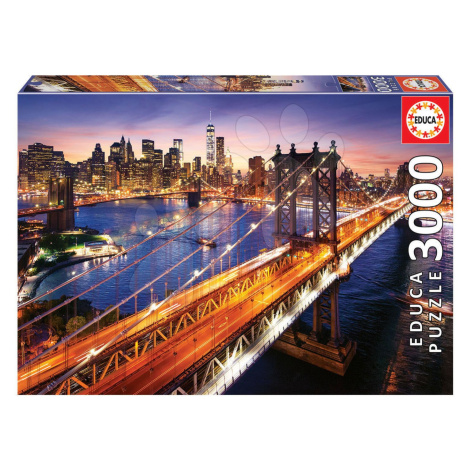 Puzzle Manhattan at Sunset Educa 3000 dielov od 11 rokov