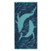 Modrá plážová osuška 90x180 cm Dolphin - DecoKing