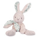 Doudou Šedý plyšový králik z BIO bavlny 25 cm