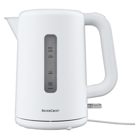 SILVERCREST® KITCHEN TOOLS Rýchlovarná kanvica SWKK 3000 C3/SOWKK 3000 C3  (biela)