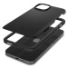 Apple iPhone 15, Plastový zadný kryt, Spigen Thin Fit, čierny