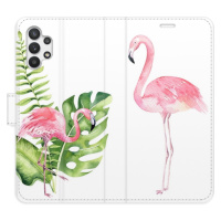 Flipové puzdro iSaprio - Flamingos - Samsung Galaxy A32
