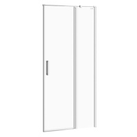 CERSANIT - Kyvné dvere s pevným poľom MODUO 90x195, pravé, číre sklo S162-006