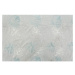 Modro-biela záclona 140x260 cm Cybele – Mendola Fabrics