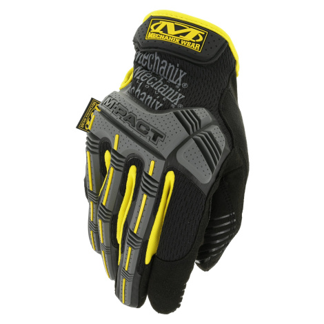 MECHANIX Pracovné rukavice M-Pact - žlté S/8