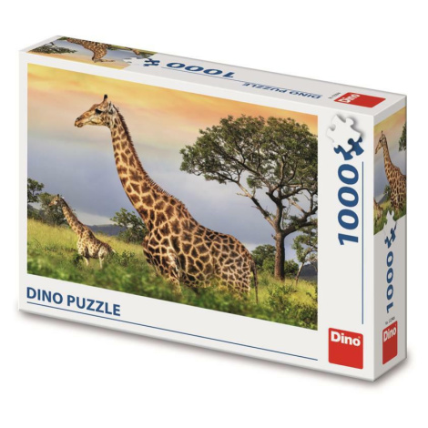 Puzzle Žirafia rodina 1000