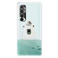 Odolné silikónové puzdro iSaprio - Bear With Boat - Xiaomi Mi Note 10 Lite