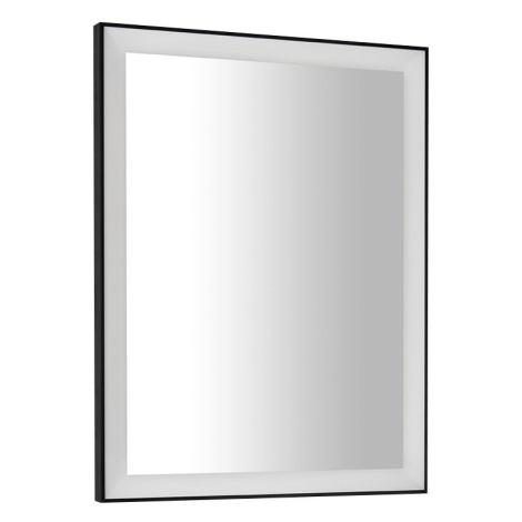 GANO zrcadlo s LED osvětlením 60x80cm, černá LG260 Sapho