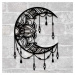 Veľký lapač snov na stenu - Mandala Moon