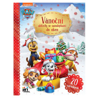 Jiri Models Vianočné aktivity so samolepkami do okien Paw Patrol