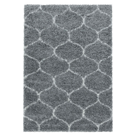 Kusový koberec Salsa Shaggy 3201 grey - 60x110 cm Ayyildiz koberce
