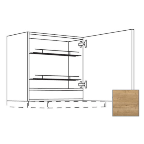 Kuchynská skrinka horní Naturel Sente24 pre digestor 60x57,6x35 cm dub sierra 405.WDAF657RN