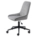 Furniria Dizajnová kancelárska stolička Dana sivý zamat