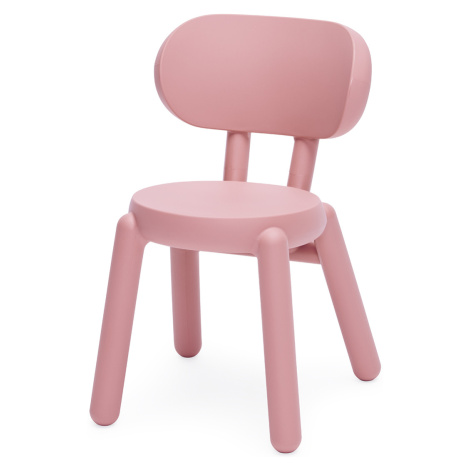 Ružové jedálenské stoličky