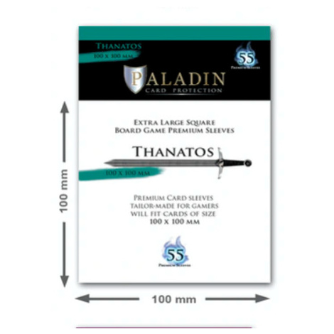 Board&Dice Obaly na karty Paladin: Thanatos (100x100mm) 55 ks