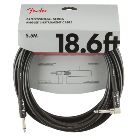 Fender Professional Series 18.6' Instrument Cable Angled