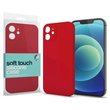 Apple iPhone 13 Pro, Silikónové puzdro, Xprotector Soft Touch Slim, červené