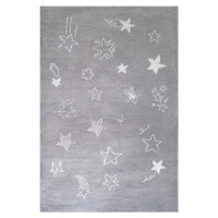 Kusový koberec 120x180 luna - šedá/biela