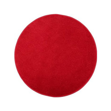 Vopi Kusový koberec Eton červený 15 kruh