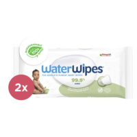 2x WATERWIPES Vlhčené obrúsky bez obsahu plastov Soapberry 60 ks ( 120 ks )