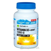 SWISS NATUREVIA VITAMIN D3-EFEKT 1000 I.U., 90 ks